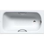 KALDEWEI Advantage - Вана Saniform Plus Star 330, 140x70 см, с отвори за дръжки, противоплъзгащо покритие по цялата повърхност, Perl-Effekt, бяла 133034013001 (133034013001)