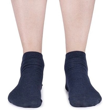 Vlnka Letné členkové merino ponožky 2ks Sivá