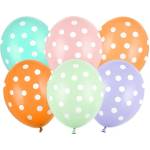 PartyDeco Балон на точки, цветен