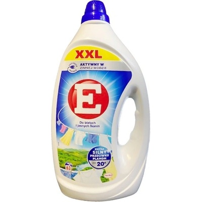 E prací gel na bílé prádlo 2,835 l
