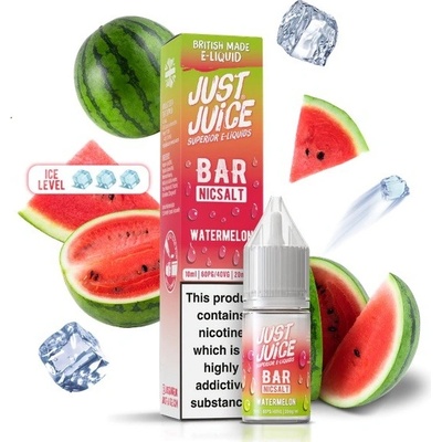 Just Juice Salt Watermelon 10 ml 10 mg