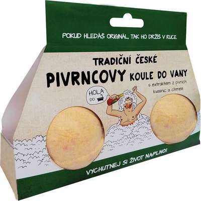 Bohemia Gifts Pivrnec pěnivá koule do koupele 2 x 100 g
