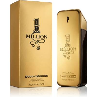 Paco Rabanne 1 Million Eau de Toilette за мъже 200 ml опция Нова опаковка