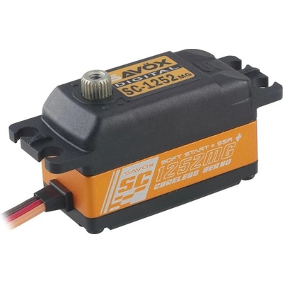 SAVOX SC-1252MG+ Digitální servo LOW PROFILE 7kg-0,07s/60° -SC1252MG