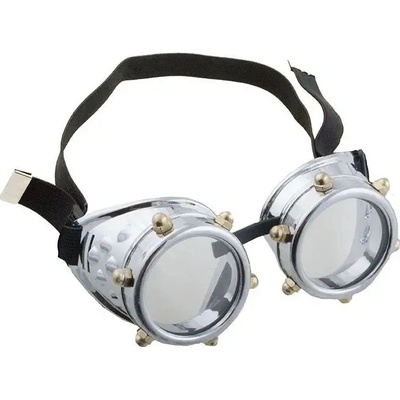 funny fashion Brýle steampunk stříbrné – Zboží Dáma
