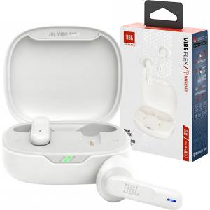 JBL Vibe Flex white (JBLVFLEXWHT) Слушалки