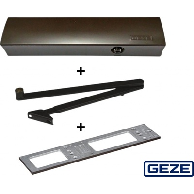 Geze TS 4000 bez aretace bez montážní desky tmavý bronz – Zboží Mobilmania