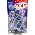  Blaz ароматизатор за тоалетна чиния, Синя вода, 4 броя, Лавандула
