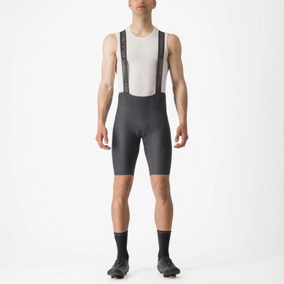 Castelli s laclem Espresso Bibshort Dark Gray