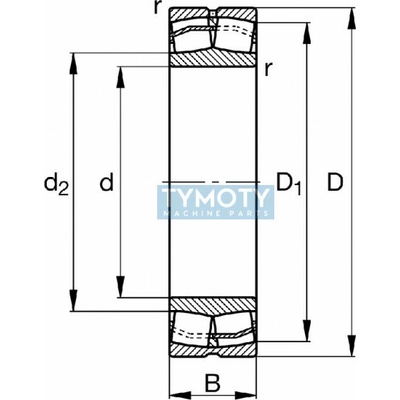 FAG 22324-E1A-XL-M súdčekové ložisko