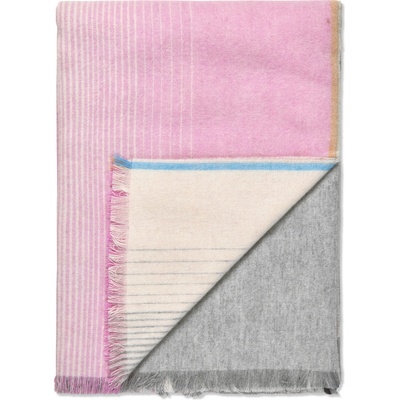 Elvang Carte Postale одеяло 130 x 200 см, розово-сиво (70015-PG)