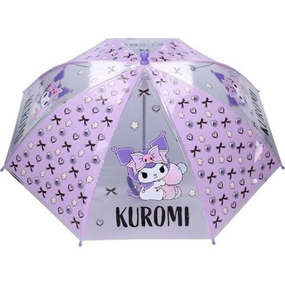 Vadobag deštník průhledný Kuromi Hello Kitty