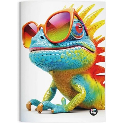Oxybag Sešit 444 A4 40 l. linkovaný Chameleon