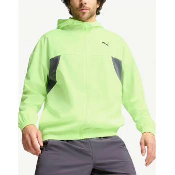 PUMA Run Favorite Woven Hooded Jacket Lime Pow