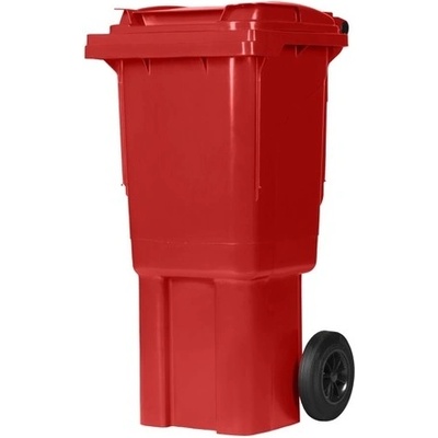 Plastik Gogić Plastová popelnice 60 l červená s kolečky