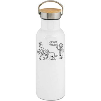 123TRIKO termoska Žádné honění, černý potisk 500 ml pes