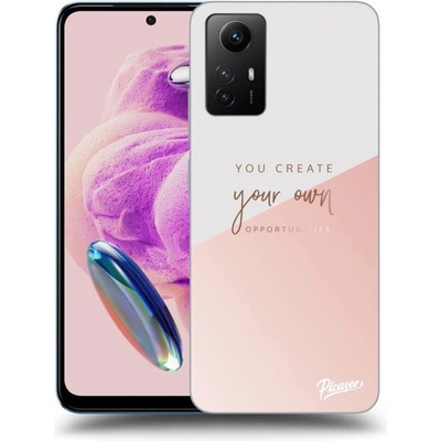 Púzdro Picasee silikónové Xiaomi Redmi Note 12S - You create your own opportunities čiré