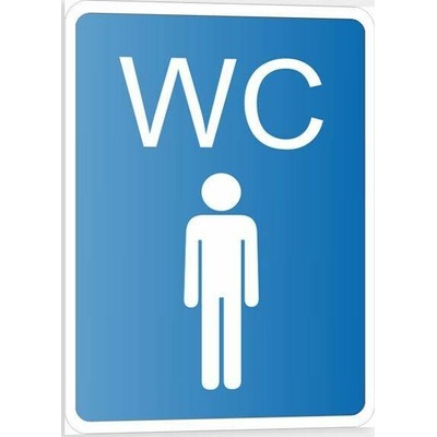 Traiva s.r.o WC Muži Verze: Plast 105 x 148 mm (A6) tl. 0.5 mm - Kód: 02590