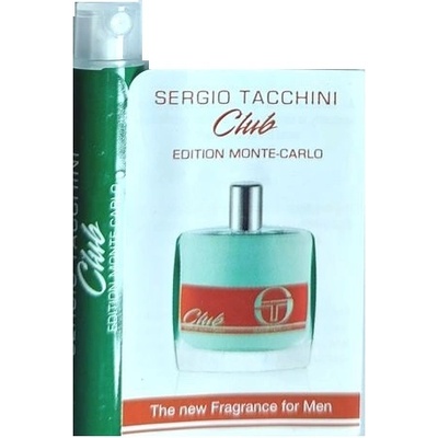 Sergio Tacchini Club Edition Monte Carlo Eau de Toilette Sample Spray 1.2 ml за мъже