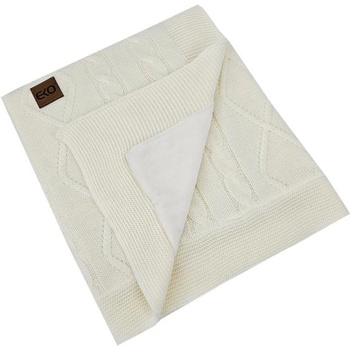 Eko ЕКО Одеяло кашмирено с козина подплата Ecru 100x80 см