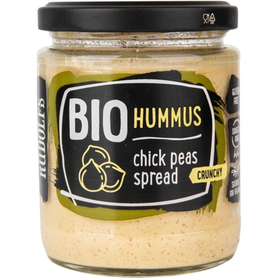 Rudolfs Bio Hummus Pomazánka cizrnová křupavá 230 g – Sleviste.cz