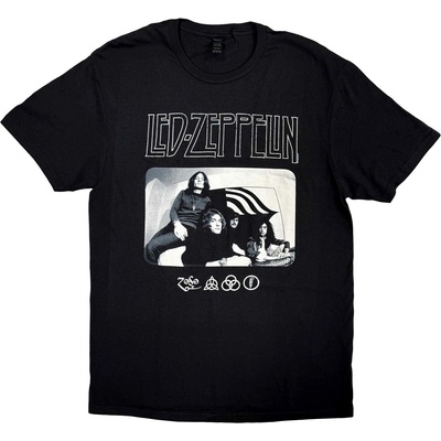Led Zeppelin Icon Logo Photo Black M Риза (LZTS31MB02)