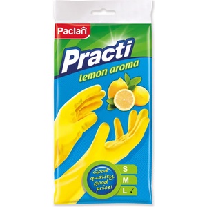 Paclan Ароматизирани домакински ръкавици l с лимон (v-01-03)