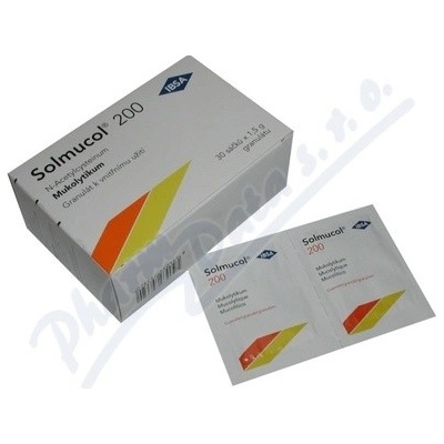 Solmucol 200 mg gra.30 x 1,5 g