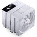 JONSBO Охладител за процесор Jonsbo CC90 Dual Tower 130mm Display - Бял (CPJB-092)