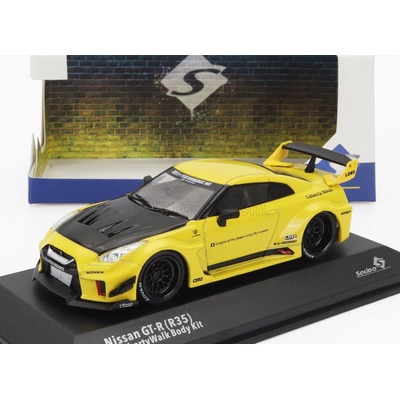 Solido Nissan Gt-r r35 Lb Works Silhouette Coupe 2019 Žlutá Černá 1:43