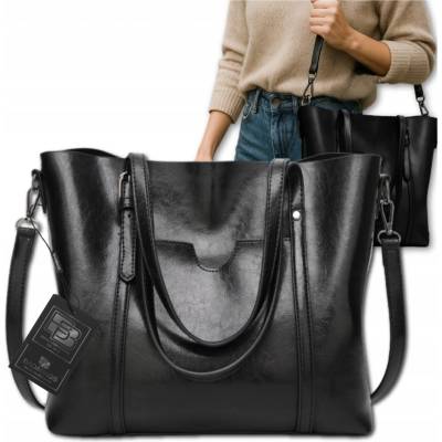BAD&BAGS kabelka z ekologickej kože čierna