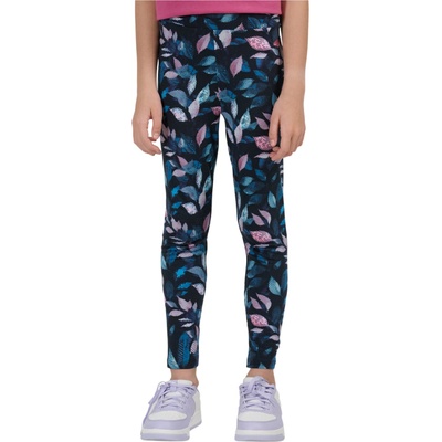 4F Detské legíny Tights Cas F314 modrá/ružová
