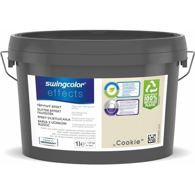 Swingcolor Barva s efektem třpytivým 1 l cookie matná 6196.K001.7574