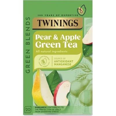 Twinings Zelený čaj JABLKO & HRUŠKA 20 sáčků 40 g