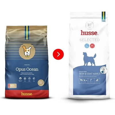 Husse Grain Free Skin & Coat Adult 12 kg