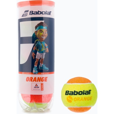 Babolat Оранжеви топки за тенис 3 бр. , оранжево/жълто 501035