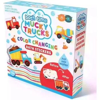 Kensho Buddy & Barney: Плочки за баня играчка с промяна на цвета - Строителни машини (BB210)