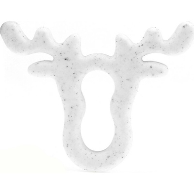 Silikonové kousátko - makové - jelen - 80 x 98 x 12 mm - 1 ks