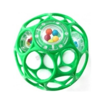Oball Rattle 10 cm zelená