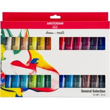 Akrylové farby Amsterdam sada 24 x 20ml