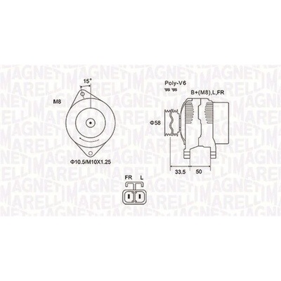 Generátor MAGNETI MARELLI 063732020010