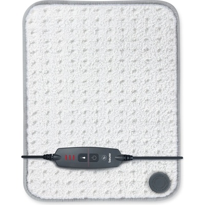 Beurer HK 43 Super Cosy heat pad with super soft surface; 3 Illuminated temperature settings; Fast heating; Automatic switch off after 90 min; Cotton cover washable on 30°; BSS; 44(L)x33(W) (20043_BEU)