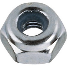 TOOLCRAFT 223336 poistné matice M2 DIN 985 ocel pozinkované 10 ks