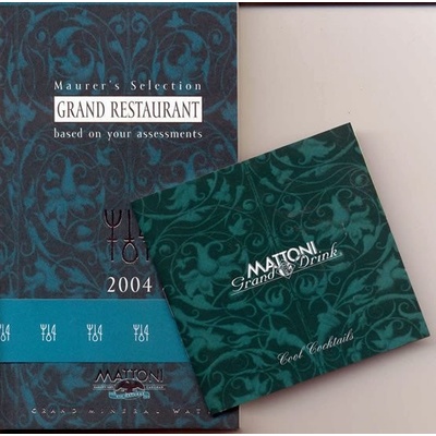 Maurer´s Selection - Grand Restaurant 2004 - based on your assessments - Pavel Maurer – Hledejceny.cz