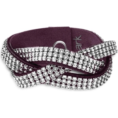 Spark náramek se Swarovski Elements krystaly fialový Braid BMESH9VC Krystal