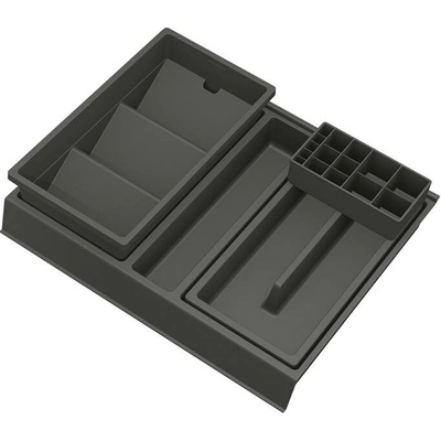 GOLLINUCCI Koupelnový organizér s příslušenstvím 400mm 308x372x90mm antracit (GOLLINUCCI Koupelnový organizér s příslušenstvím 400mm 308x372x90mm antracit)