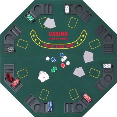 buffalo Deska poker Octagon skládací 125 x 125 x 2,5 cm