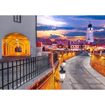 Enjoy - Puzzle The Small Square, Sibiu - 1 000 piese