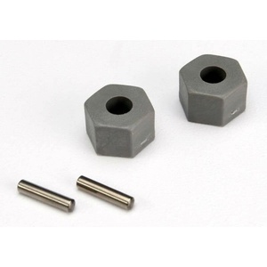 Traxxas Хексове 12мм широчина 8мм за 1/10 автомодели Wheel hubs, hex (tall offset, Rustler/Stampede front) (2)/ a, TRX3654 (TRX3654)