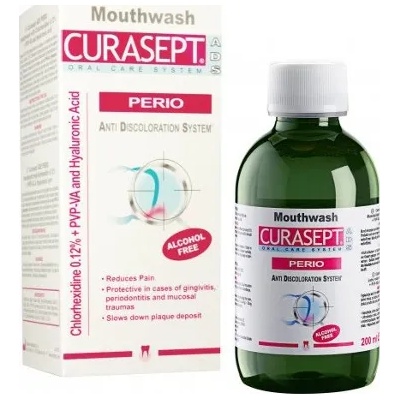 CURASEPT Вода за уста с 0, 12 % хлорхексидин, Curaprox Curasept ADS Perio 212 Chlorhexidine 0.12% + PVP+VA 200ml